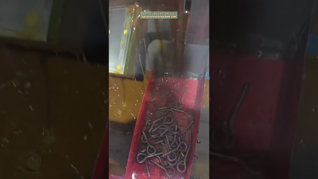 🔩🔥Automatic eye screw making machine #eyescrew #hookscrew  #threadingmachine #screwmakingmachine
