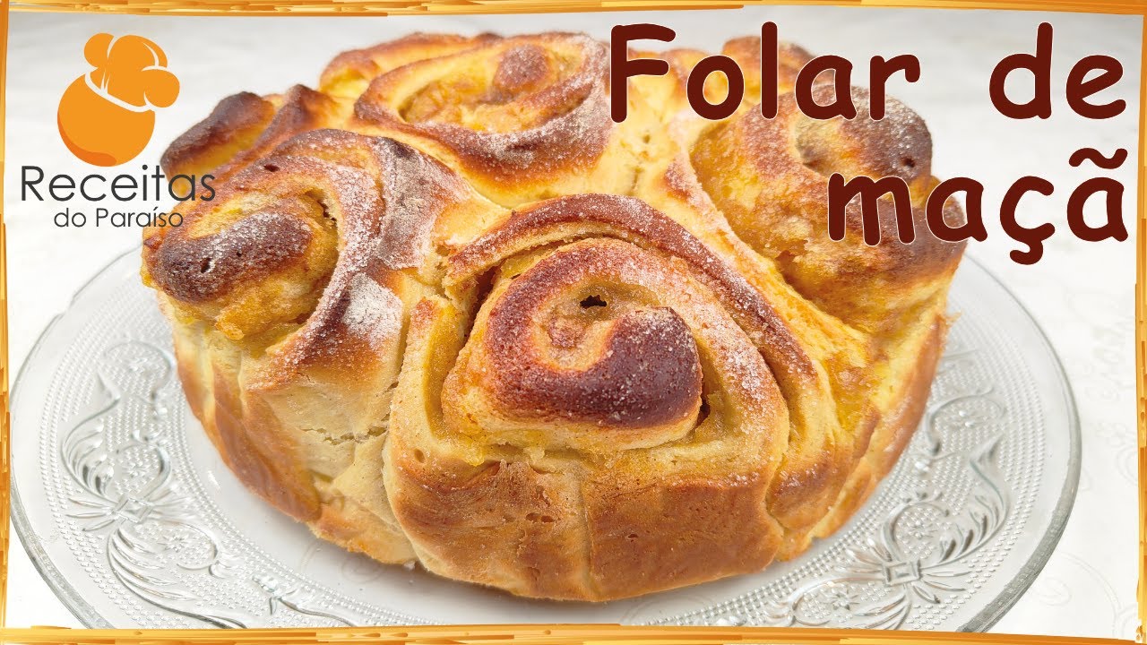 FOLAR DE MAÇÃ (uma receita especial) | 🍎  Receitas do Paraíso