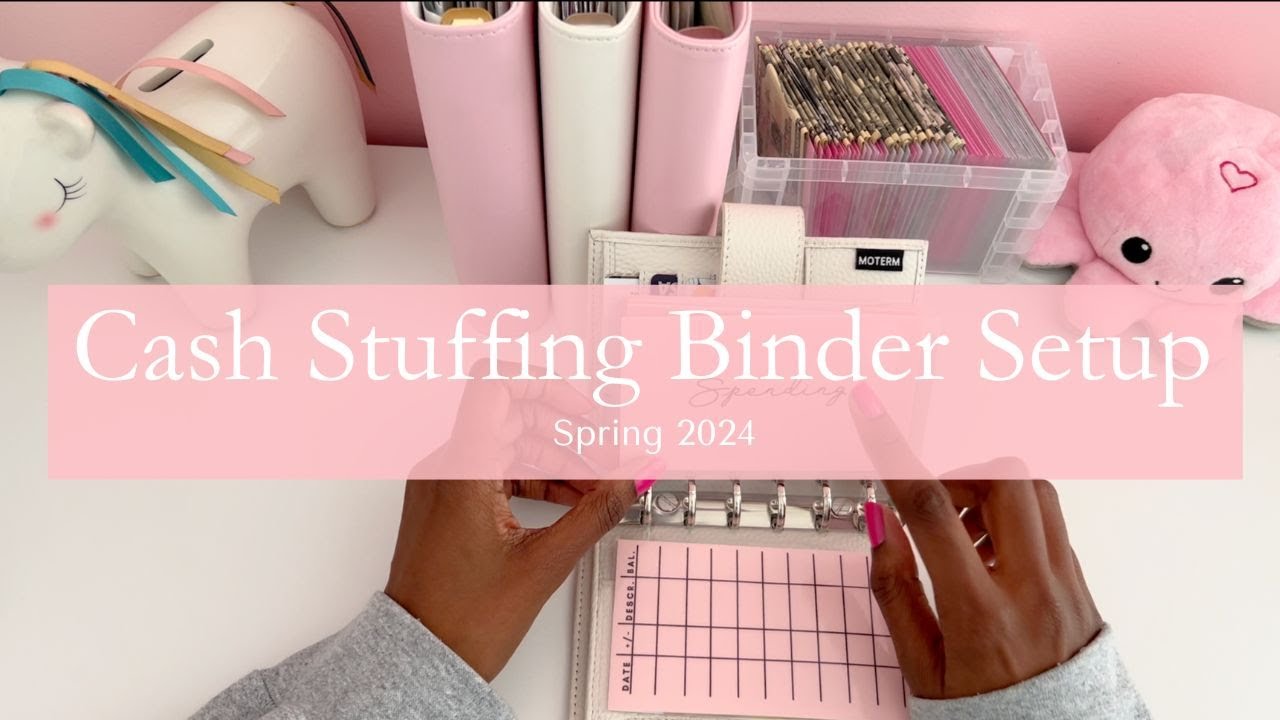 My Cash Stuffing Binder Setup | Spring 2024 | Single Mom