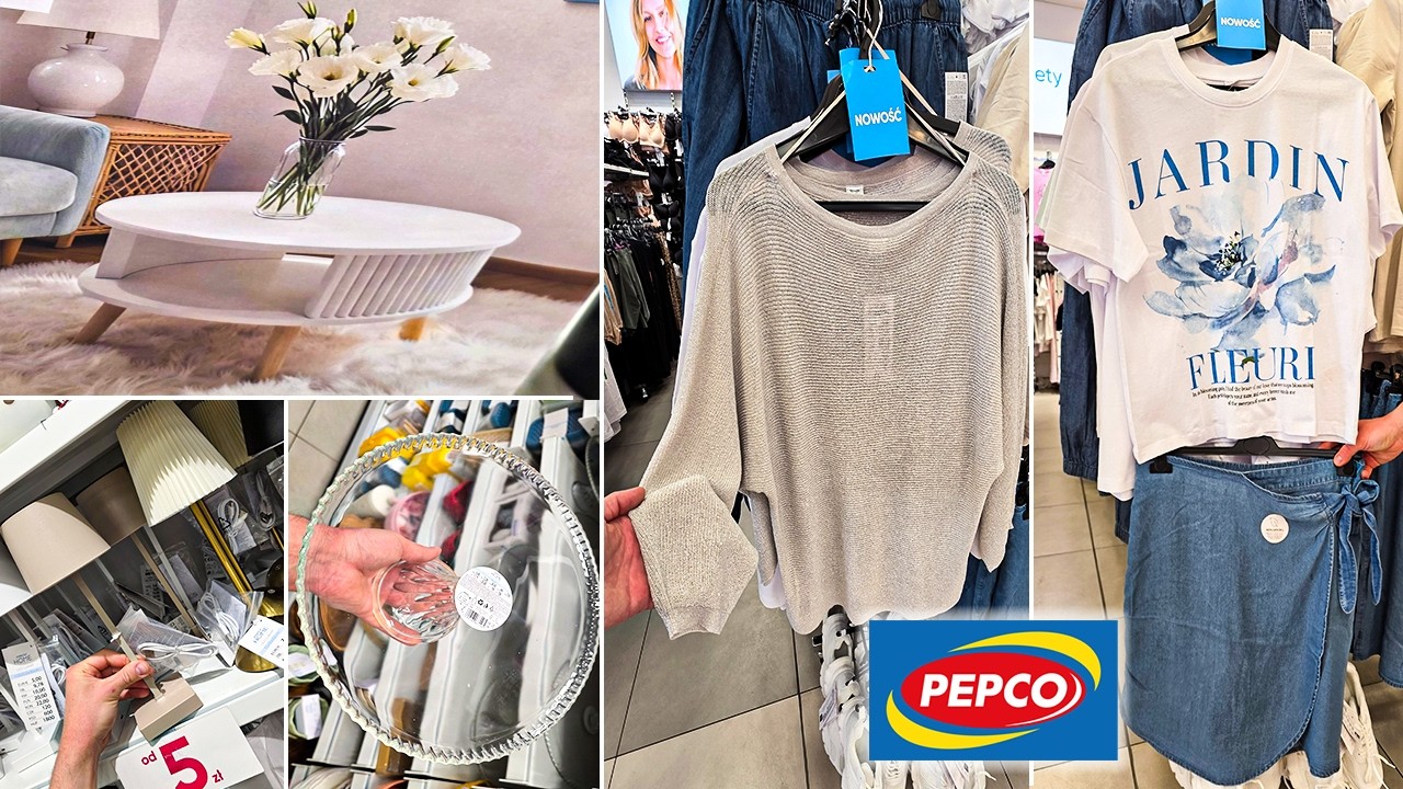 PEPCO NOWOŚCI🛍️ TANI STOLIK KAWOWY❗LEKKA ODZIEŻ DAMSKA PATERA ZA 20ZŁ LAMPY HIT❗