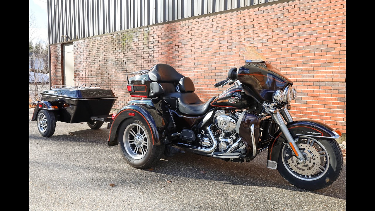 Мотоцикл Harley Davidson FLHTCUTG Triglide Ultra Classic 2011 года выпуска с прицепом - National ...