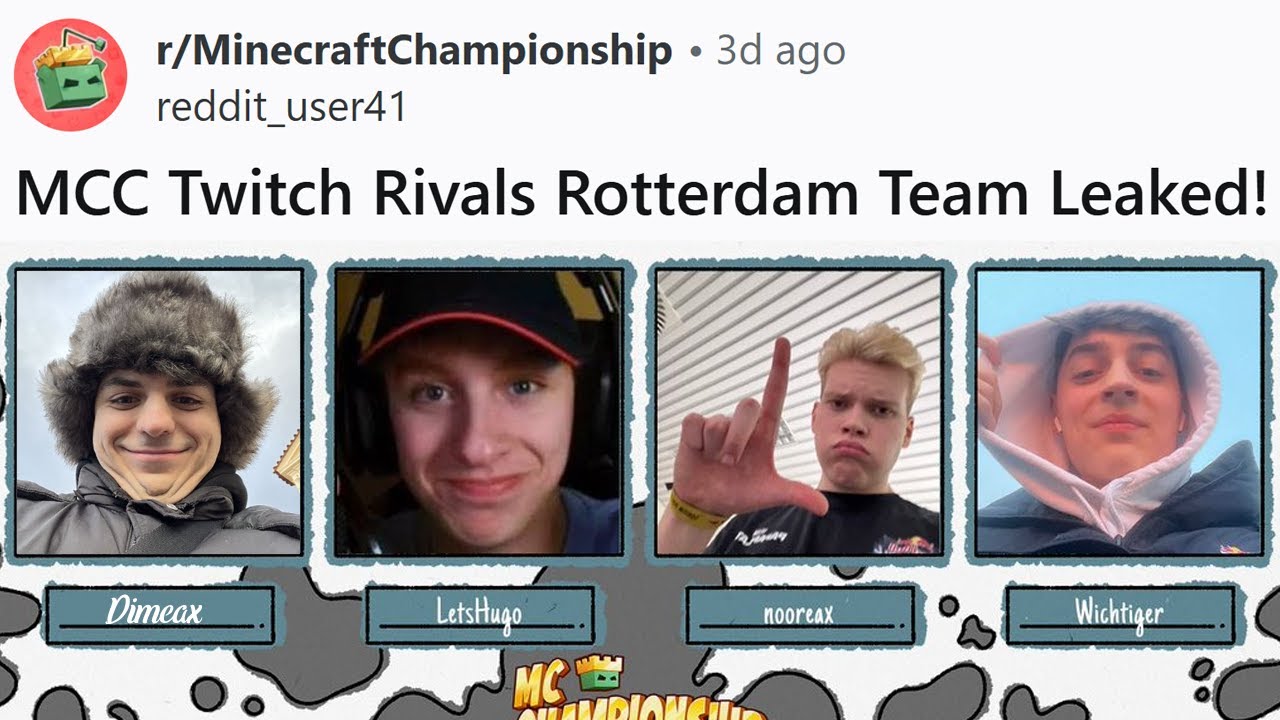 Возможная утечка информации о MCC Twitch Rivals 2026