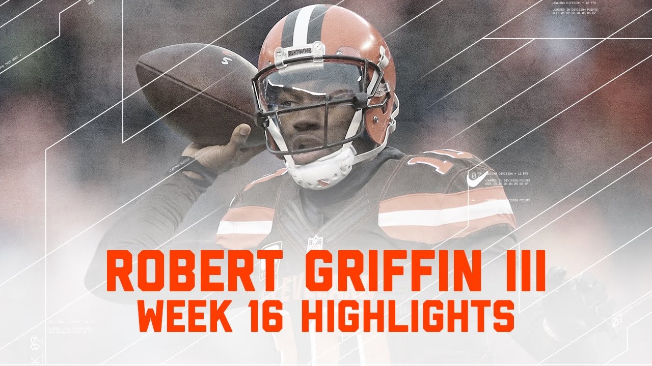Robert Griffin III Guides the Browns to their First Win of 2016! | NFL Week 16 Player Highlights
