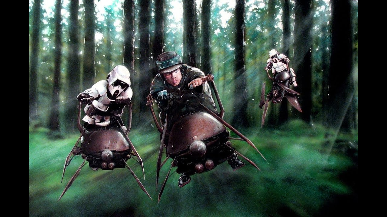 Star Wars: Return of the Jedi - Speeder Bike Chase