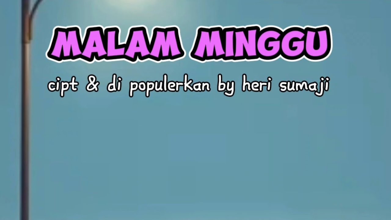 Cover lagu malam minggu.cipt heri sumaji#hrsvlog#coverlagu