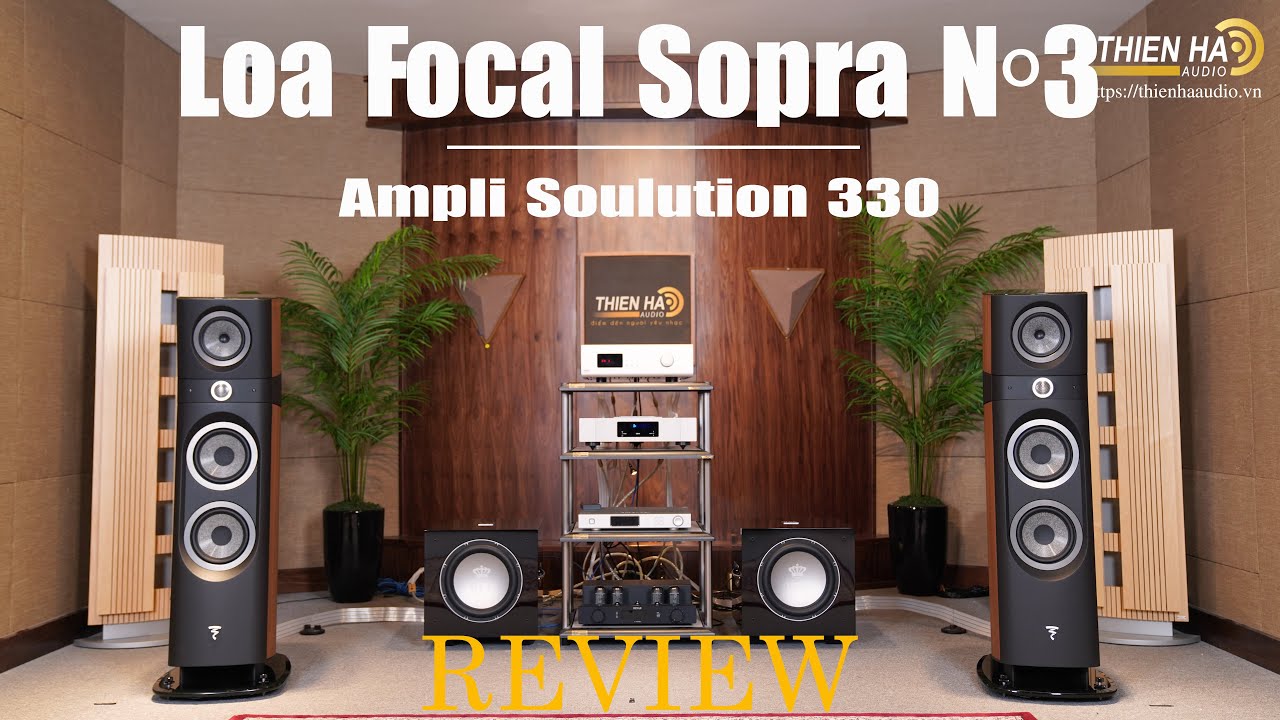 Loa Focal Sopra Nº3 + Ampli Soulution 330 + Đầu Metronome CD8S - Đẳng Cấp Châu Âu- Tinh Tế - Cảm Xúc