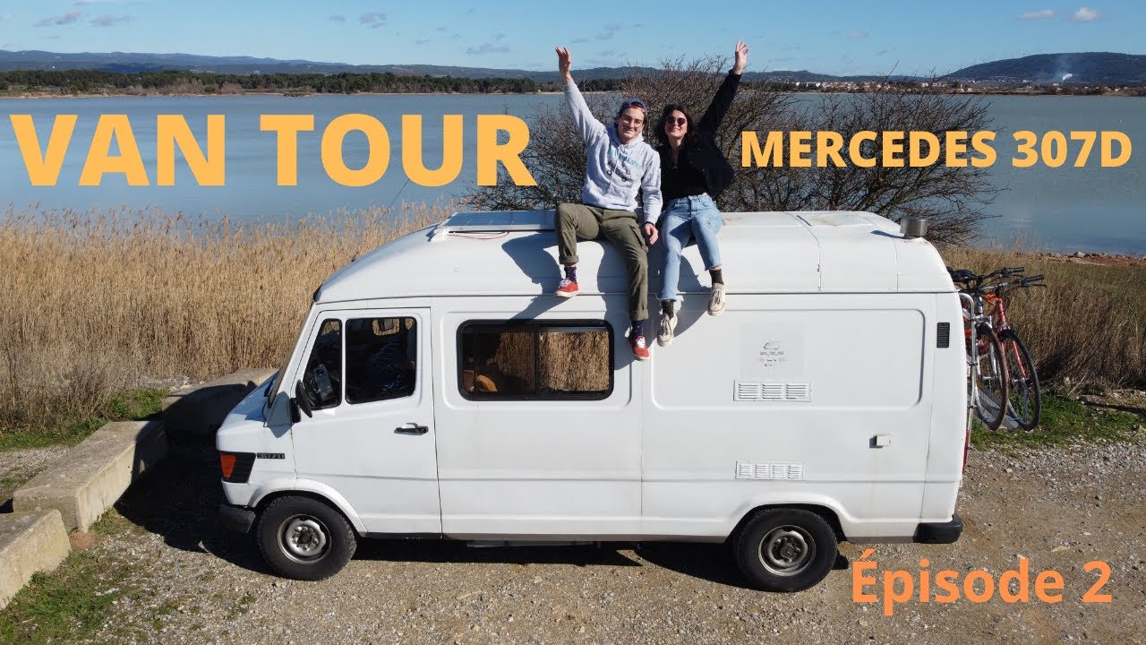 VAN TOUR - MERCEDES 307D. Visite de notre fourgon aménagé 100% autonome !