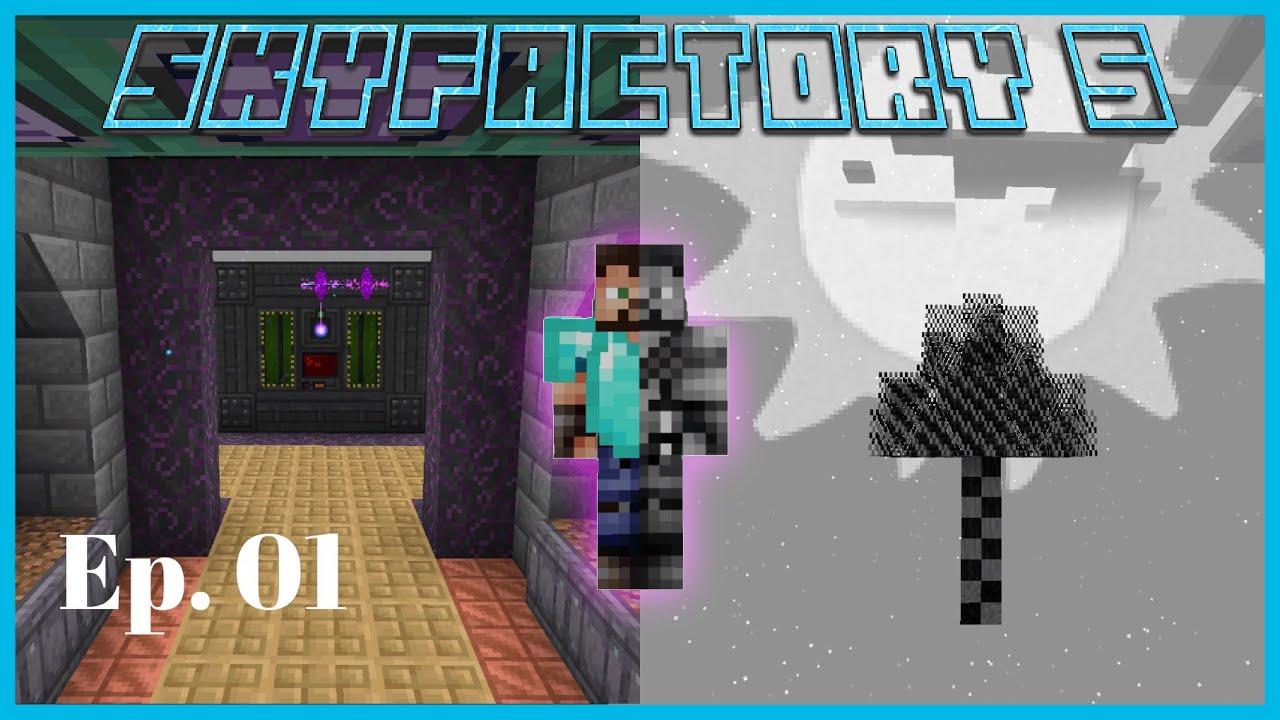 Skyfactory 5 Ep01 - Starting the Most Unique Skyblock