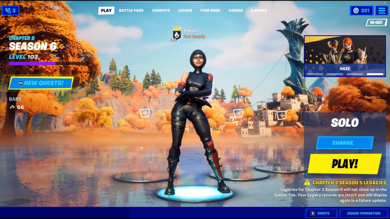 Fortnite lobby dance for tiktok!