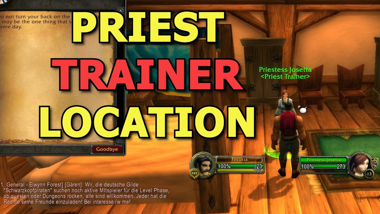 Goldshire Priest Trainer (WoW Classic)