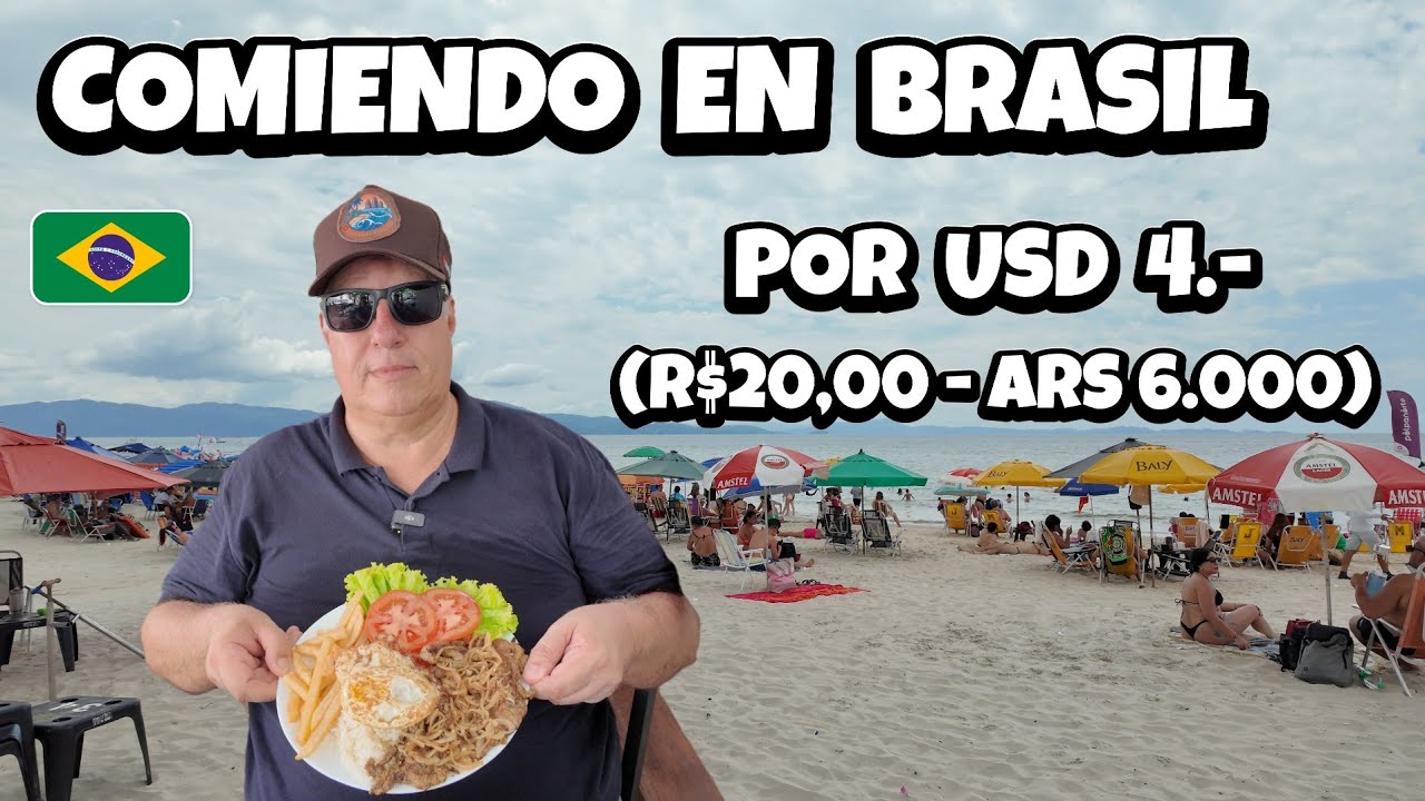 Comiendo barato en Brasil l Florianópolis l Brasil 