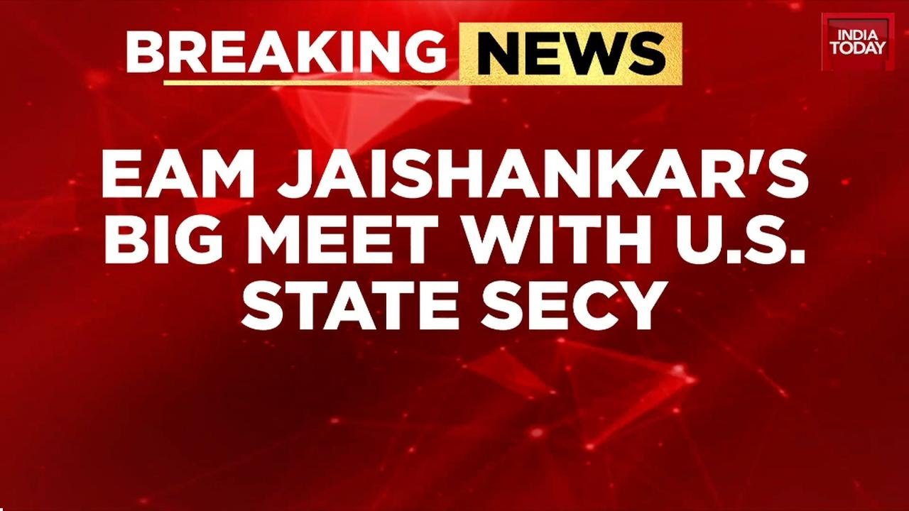 Eam S. Jaishankar-US Secy of State Meet Amid Tariff Row: Goyal To US For Trade Talks | India Today