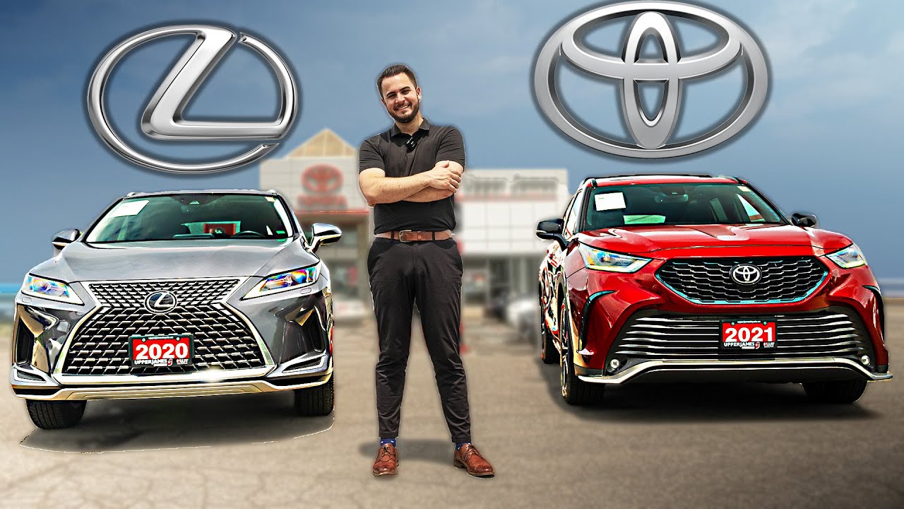 Toyota Highlander vs Lexus RX 350 FULL Comparison! Interior, Exterior and More!