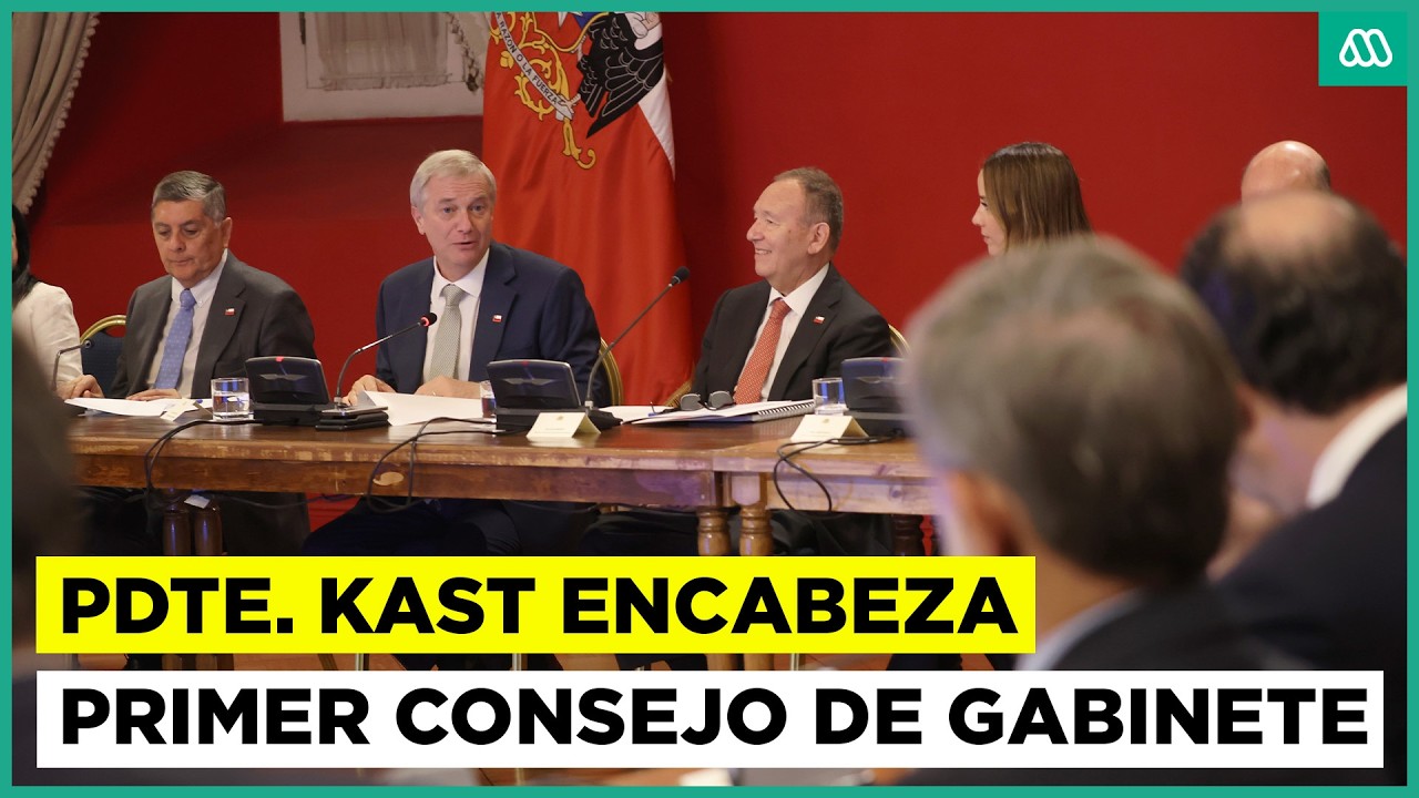 Presidente José Antonio Kast encabezó el primer Consejo de Gabinete de su Gobierno