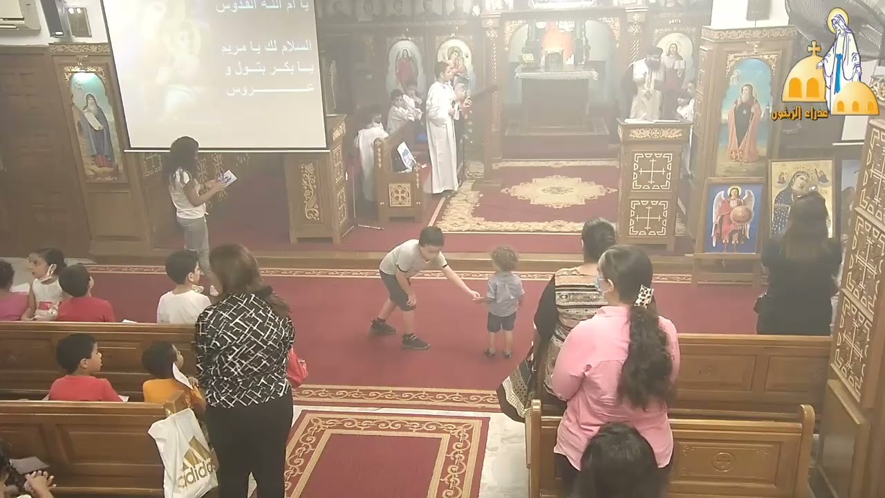 نهضة صوم العذراء مريم (عشية عيد التجلي) خدمة ملائكة من كنيسة العذراء مريم بالزيتون- 18-8-2022