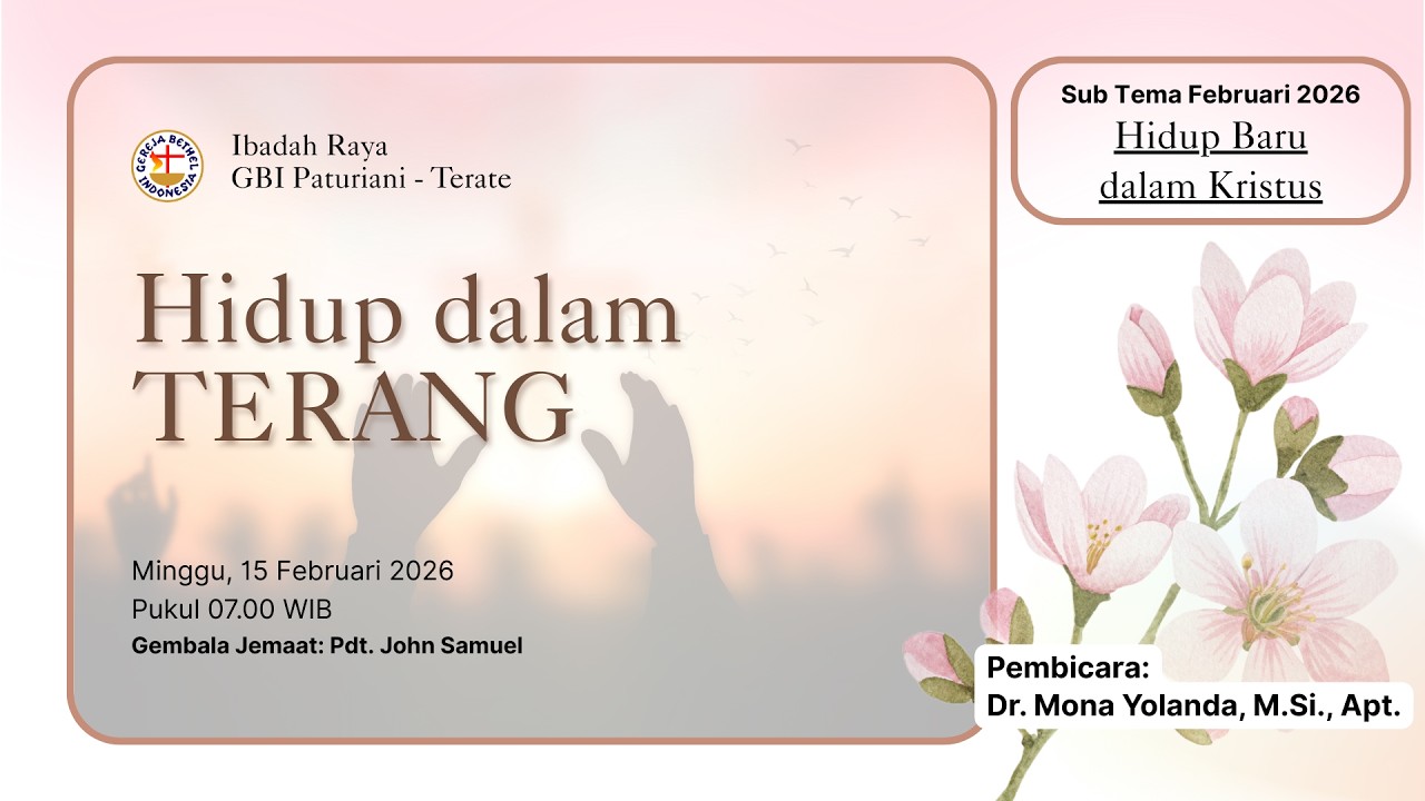 Ibadah Raya GBI Paturiani - Jemaat Terate | 15 Februari 2026