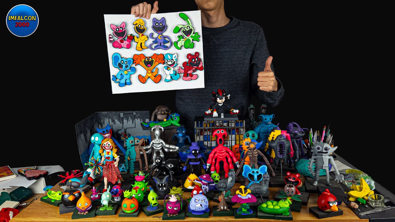 TODAS MIS FIGURAS DE PLASTILINA del año 2024 - ImFalcon2000