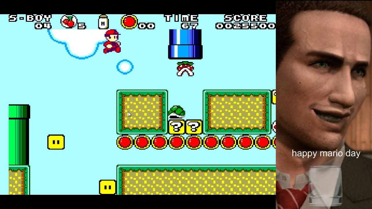 Mario game stream for Mario day - stream archive