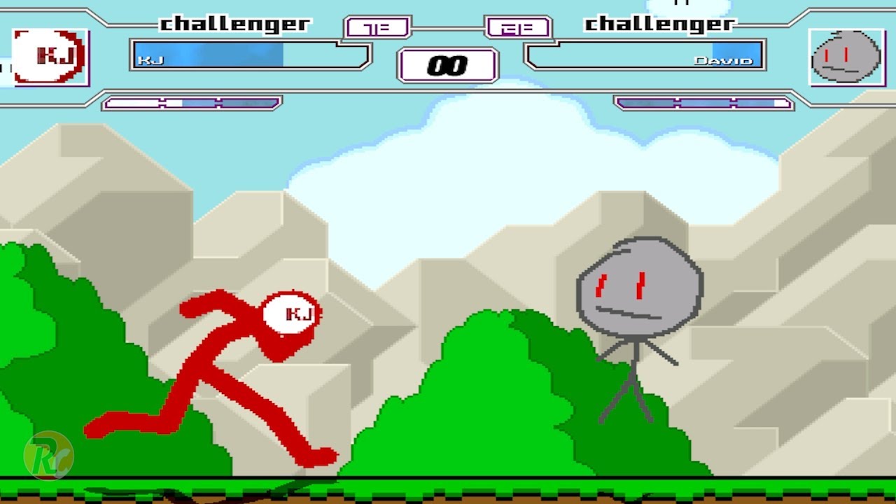 KJ (STRONGEST BATTLEGROUNDS)  VS  DAVID(BATTLE FOR DREAM ISLAND)