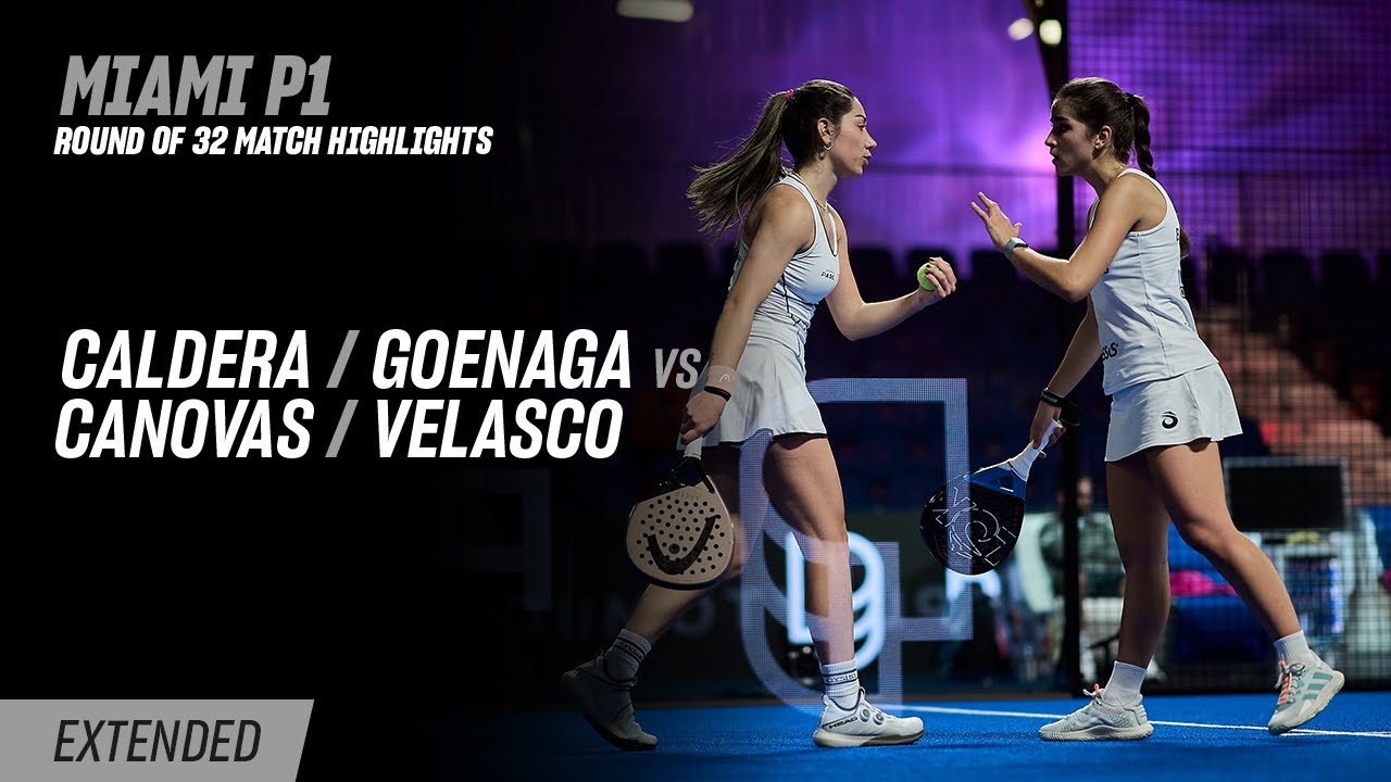 Miami Premier Padel P1 🇺🇸🎾 Caldera / Goenaga vs. Canovas / Velasco (R32 Highlight)