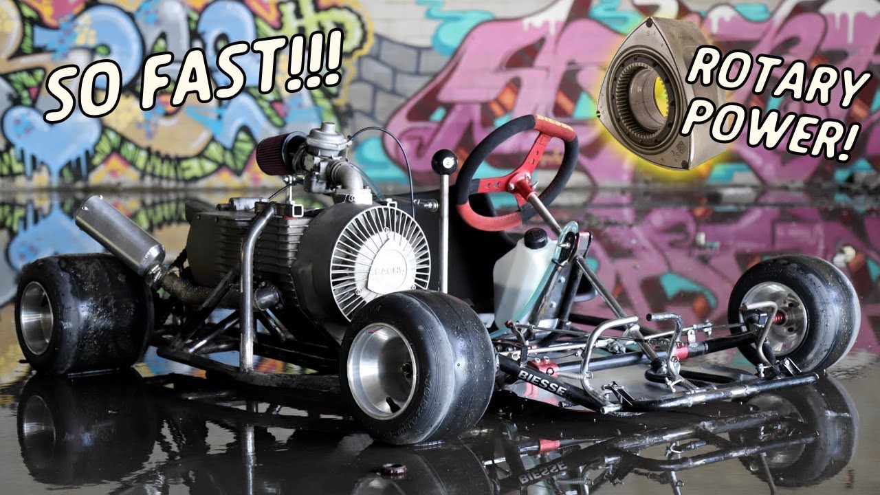 Rotary Shifter Go Kart First Drive! | Full Send and Warehouse Drifts!