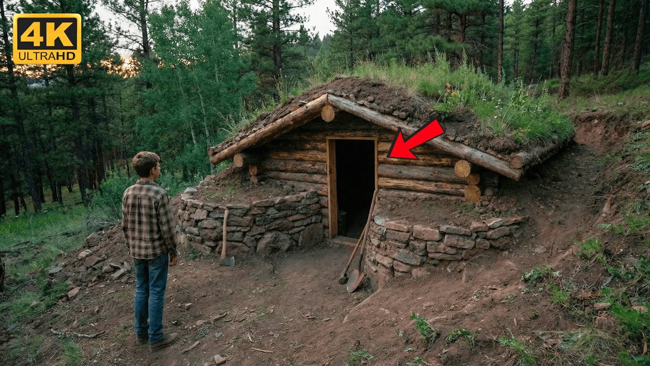 Kicked Out At 14, He Built A Round Cabin In The Mountains — Everyone Laughed Until Winter Hit