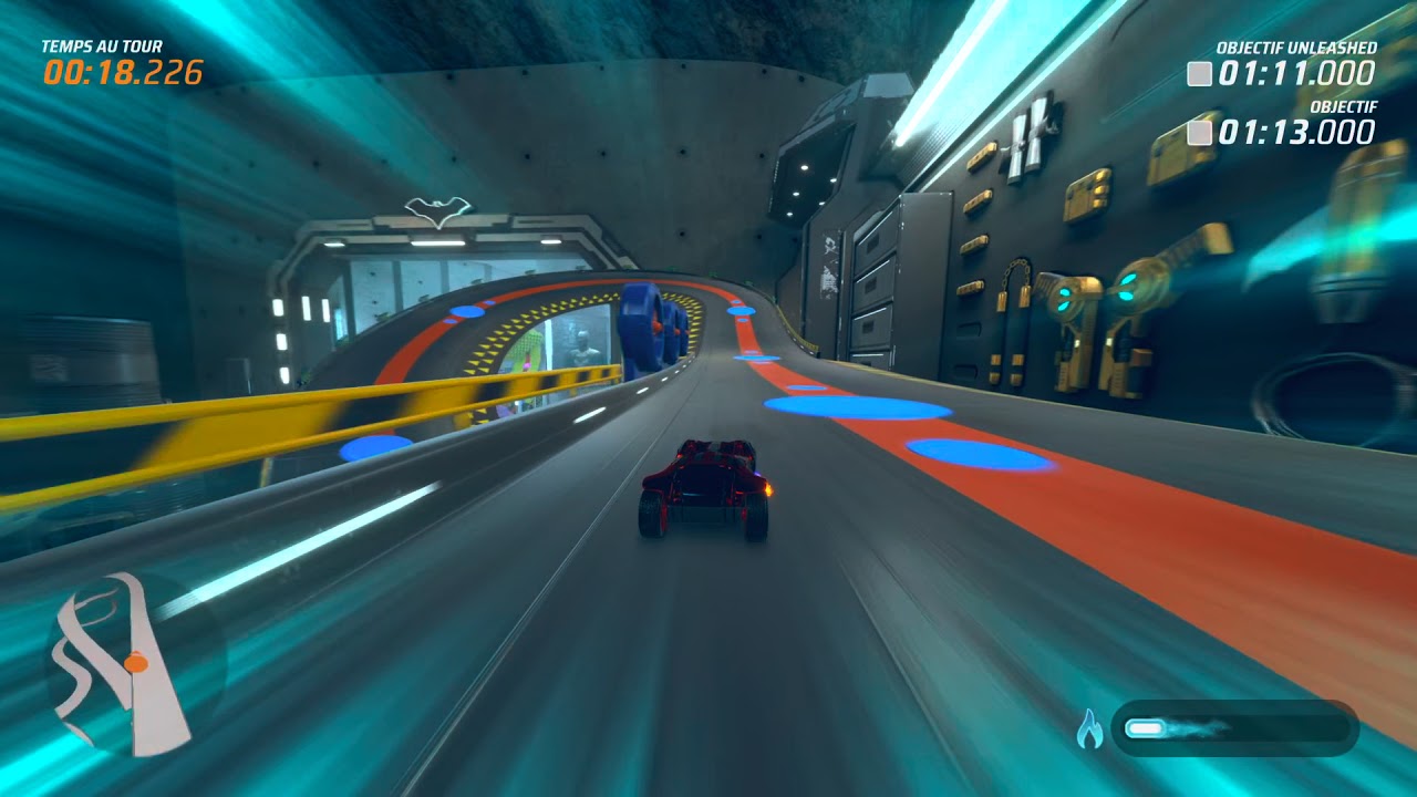 Hot Wheels Unleashed batcave event 6 Shortcut 58.8sec