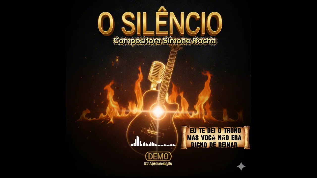 O SILÊNCIO (DEMO OFICIAL) - Compositora Simone Rocha