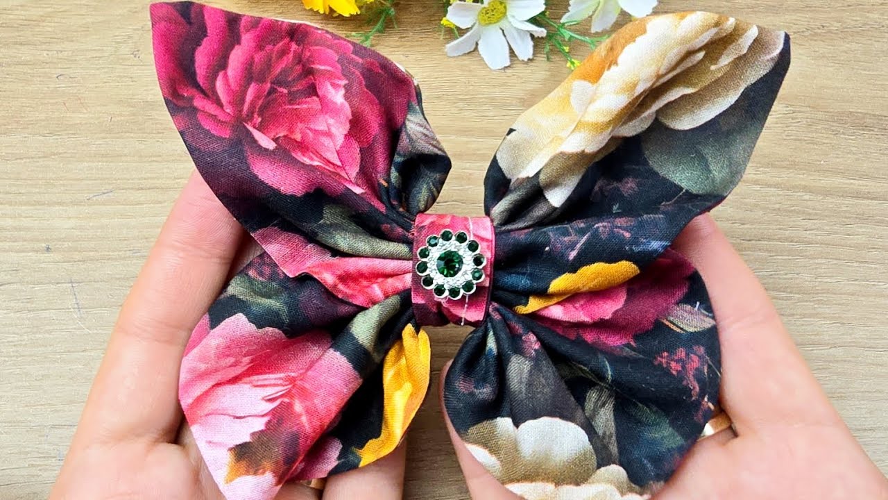 • Quick to sew, easy to sell — perfect little fabric butterflies#fabriccrafts#sewingproject