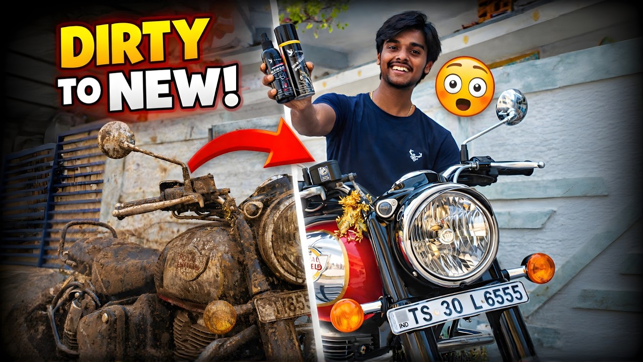 Dirty Bike to Brand New 😱 | నమ్మలేని మార్పు 😳🔥! Royal Enfield Transformation