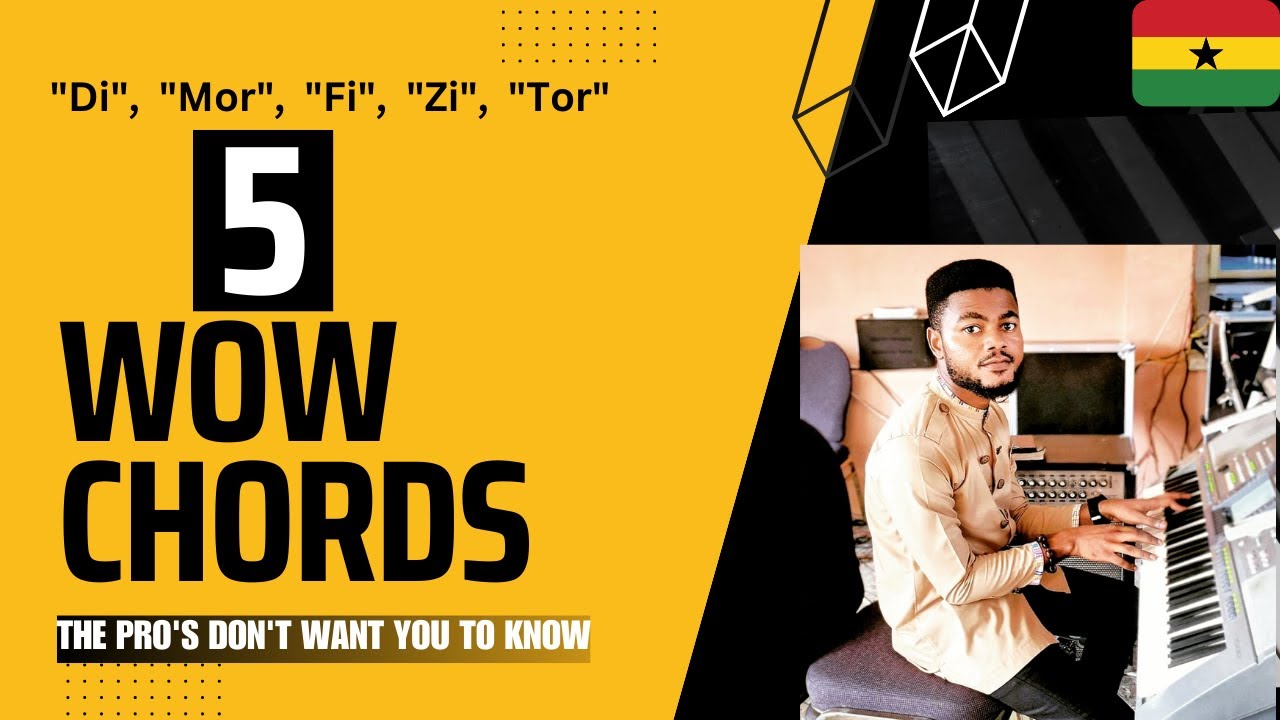 A MUST KNOW CHORDS FOR (DI, MOR, FI, ZI, AND TOR) ON THE PIANO | Nice Ghanaian 🇬🇭 Chords | KEY F