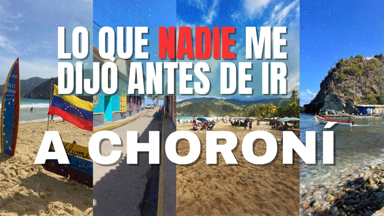 ANTES DE IR A CHORONÍ, TIENES QUE VER ESTO. 🇻🇪🌊🤔
