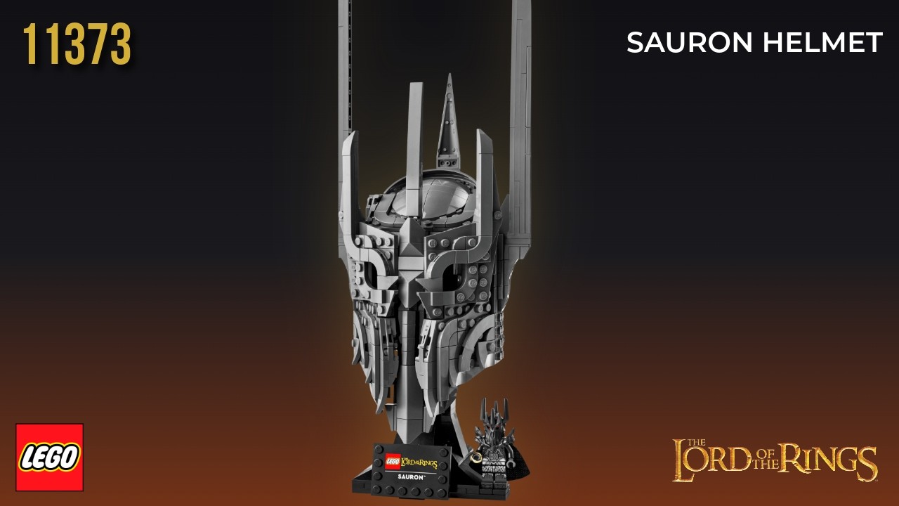 LEGO Lord of the Rings Sauron Helmet (11373) | Full Build & Review