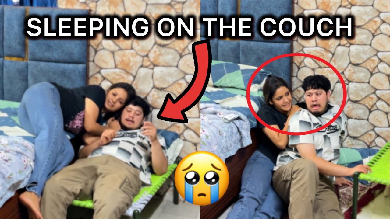 SLEEPING ON THE COUCH || Prank on Wife |I Sleeping On Floor Prank || ​⁠​⁠​⁠@NikkRichaVlogs
