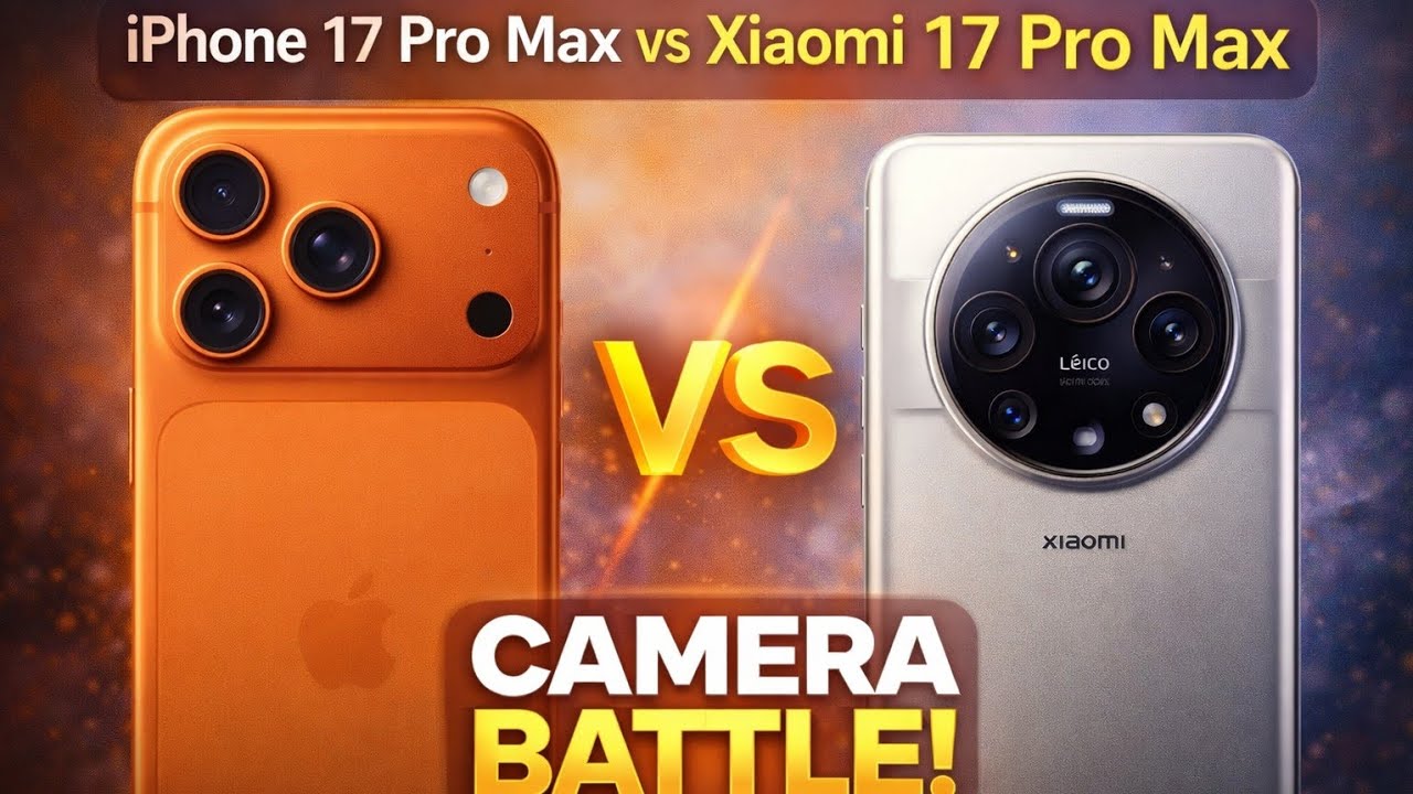 Xiaomi 17 Pro Max Vs iPhone 17 Pro Max Detailed Camera Comparison   Which One is Best