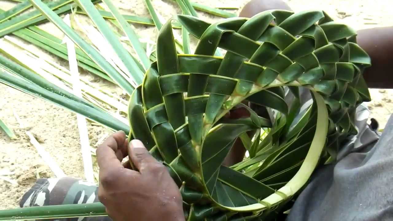 How To Make A Palm Hat Part 1