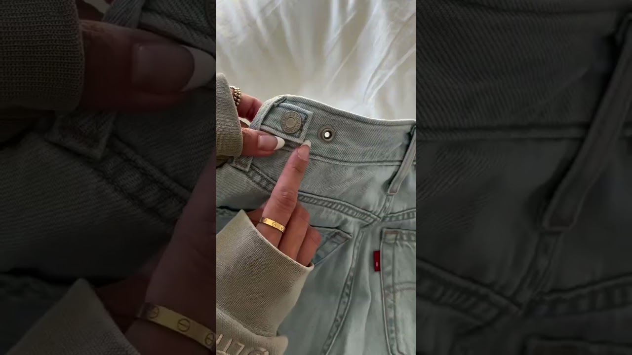 These viral Amazon jeans have an adjustable waist for the perfect fit!! #denimjeans #theperfectfit