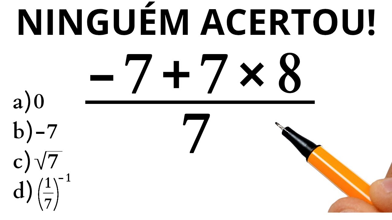DESAFIO DE MATEMÁTICA: SÓ QUEM É BRABO ACERTA😎