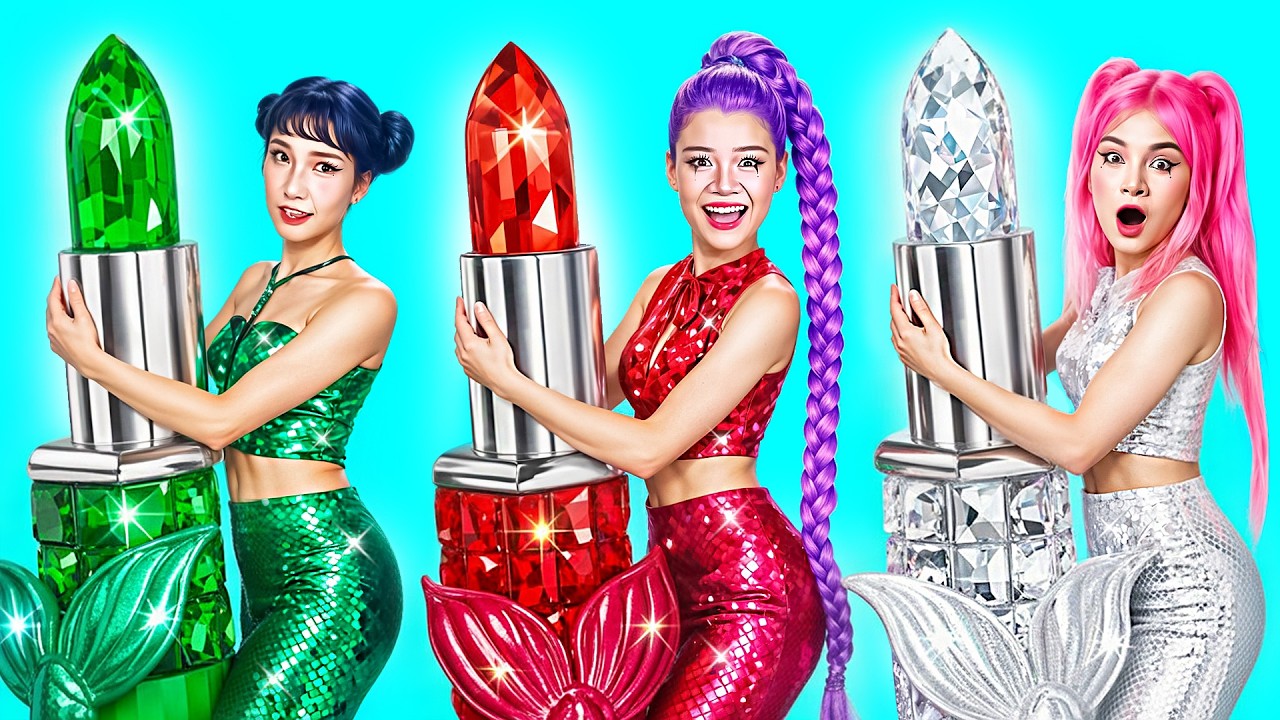 Мода охотников на демонов в стиле K-pop в самолете: Даймонд, Рубин и Сапфир превращаются в русалок.