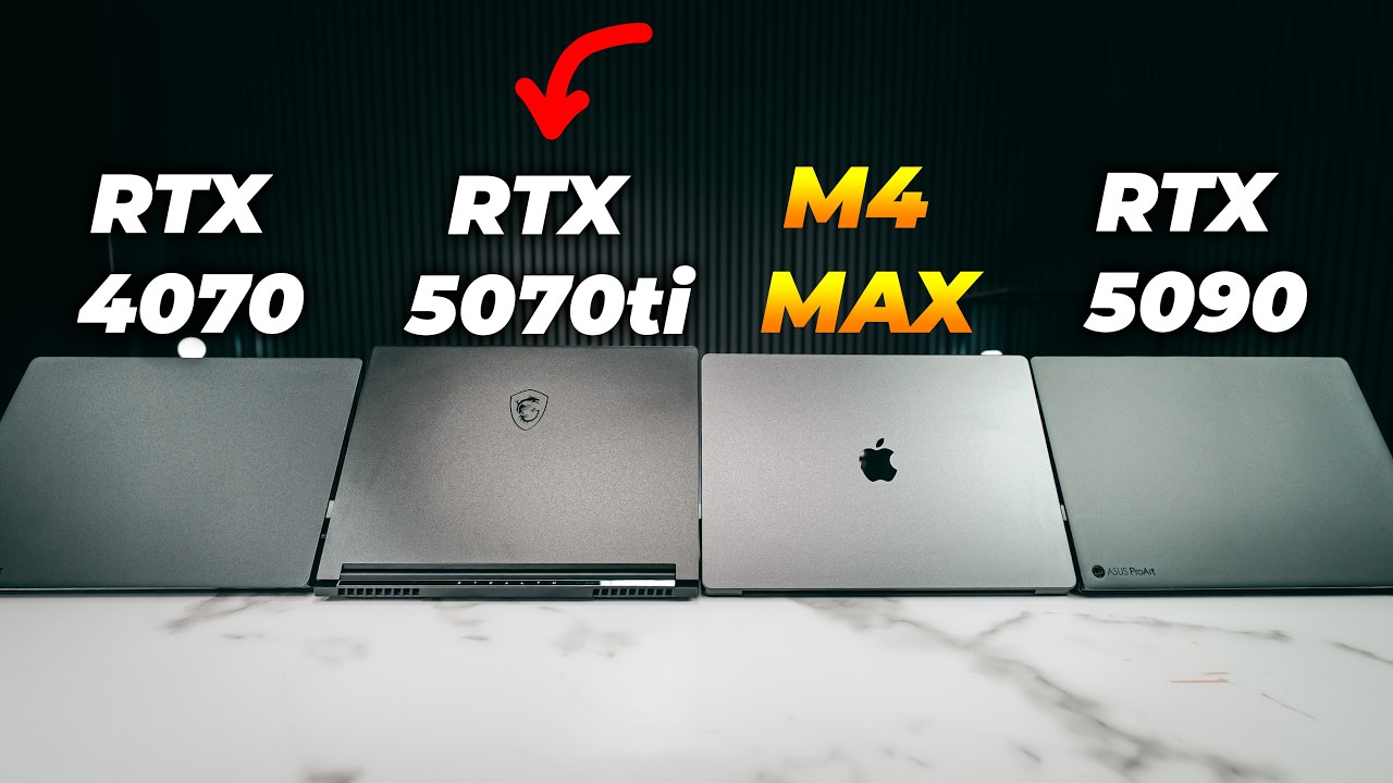 M4 Max MacBook vs Windows Creators Laptop - Don't Buy the Wrong GPU!