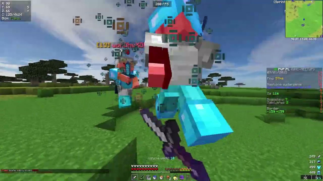 dominacja UHC-MEETUP toridus w strachu MCPVP.PL