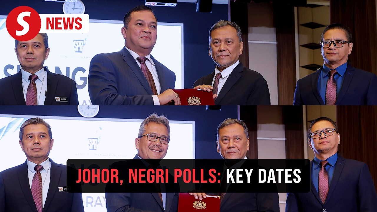 State elections: EC sets July 11 for Johor polling day, Aug 1 for Negri polling day