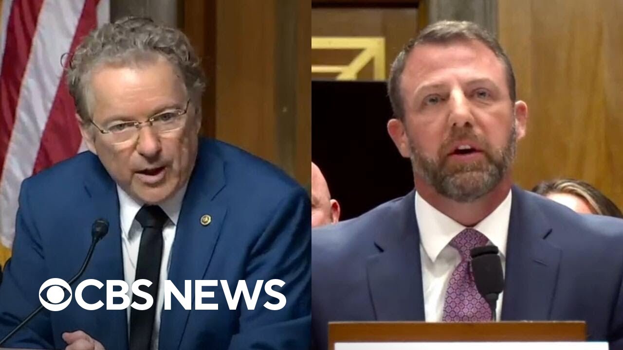 Watch: Rand Paul confronts Markwayne Mullin about past comments, says he's unrepentant