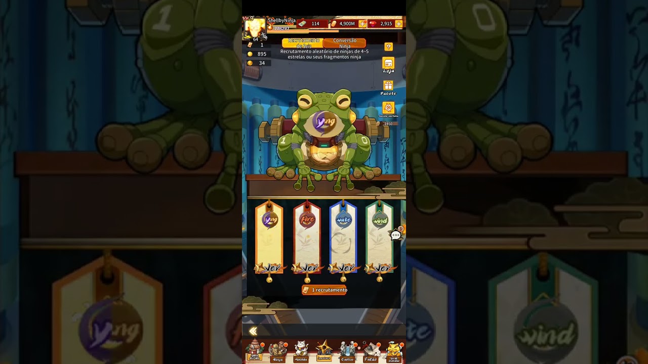 GANHEI A CONTA DE UM CASHER NO HERÓI NINJA