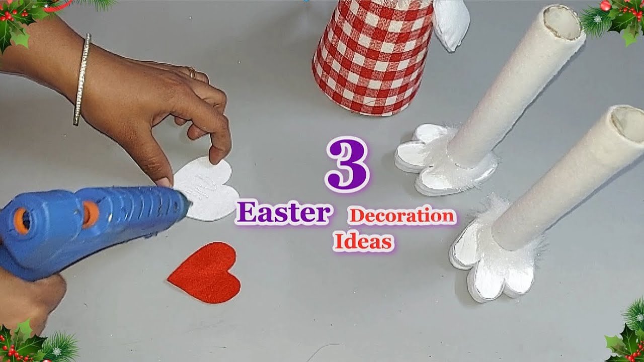 3 Low Cost Easter decoration idea from Simple materials | DIY Easy Easter craft idea 🐰