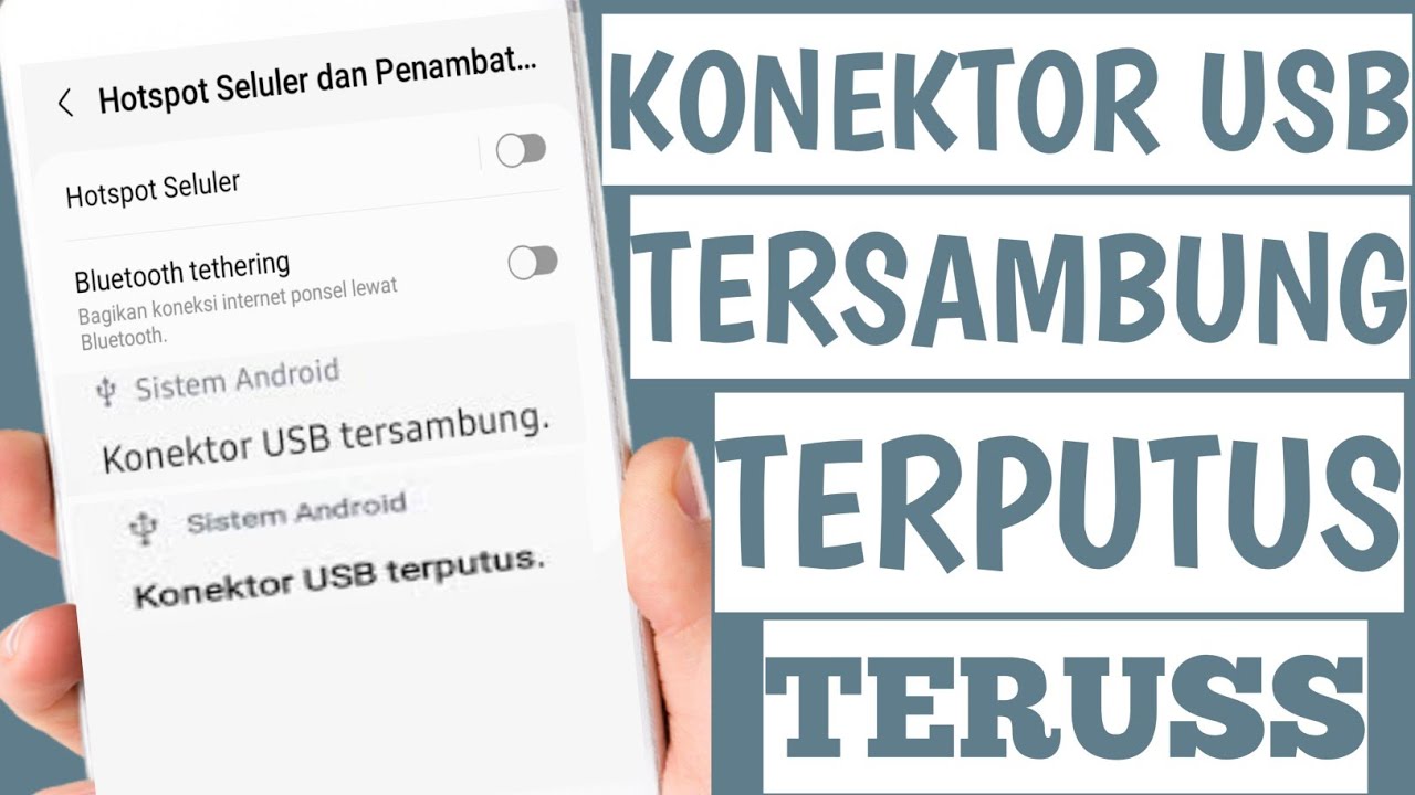 Cara Mengatasi Konektor USB Tersambung Dan Terputus