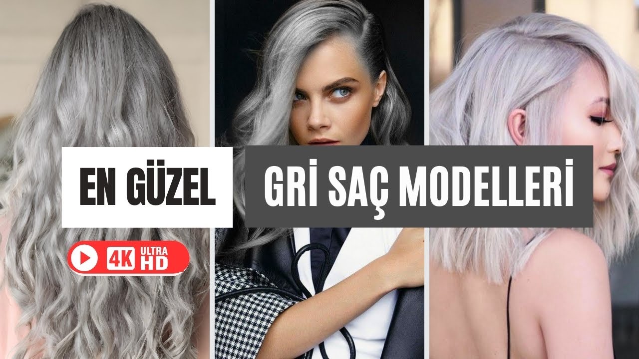 Gri Sa&ccedil; Modelleri: Trend ve Şık Gri Sa&ccedil; Stilleri