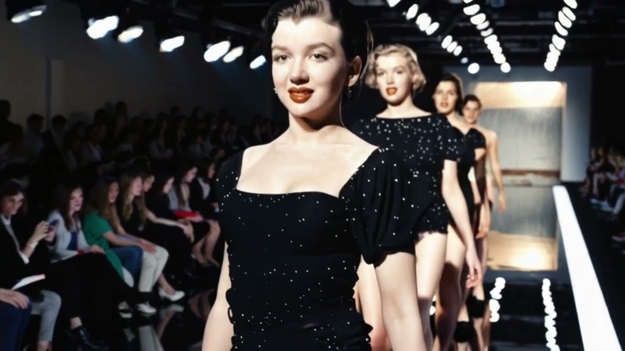 Marilyn Monroe on the Catwalk &ndash; Making a Big Splash 💃🌊 video