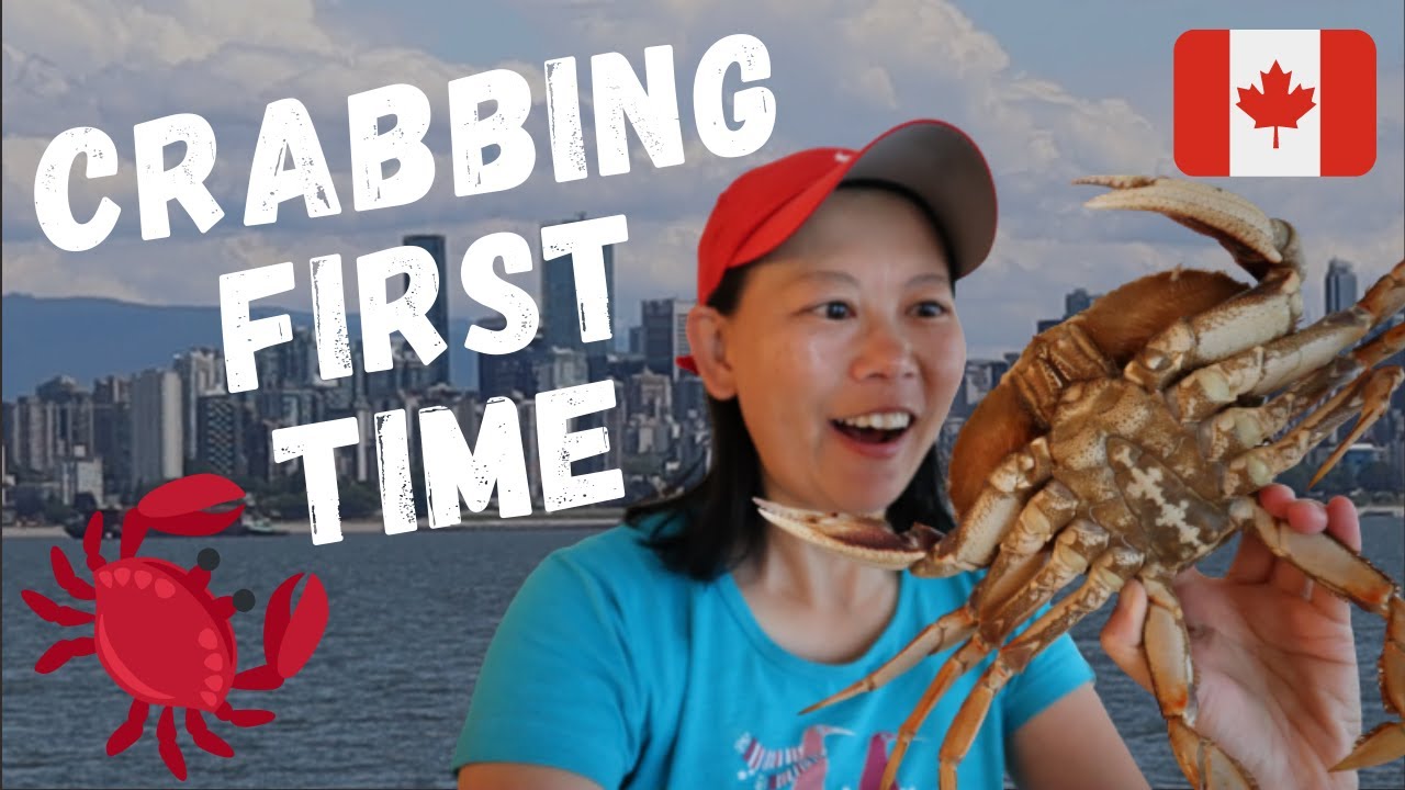 First Time ever Crab Fishing - Cooking and Cleaning Crab