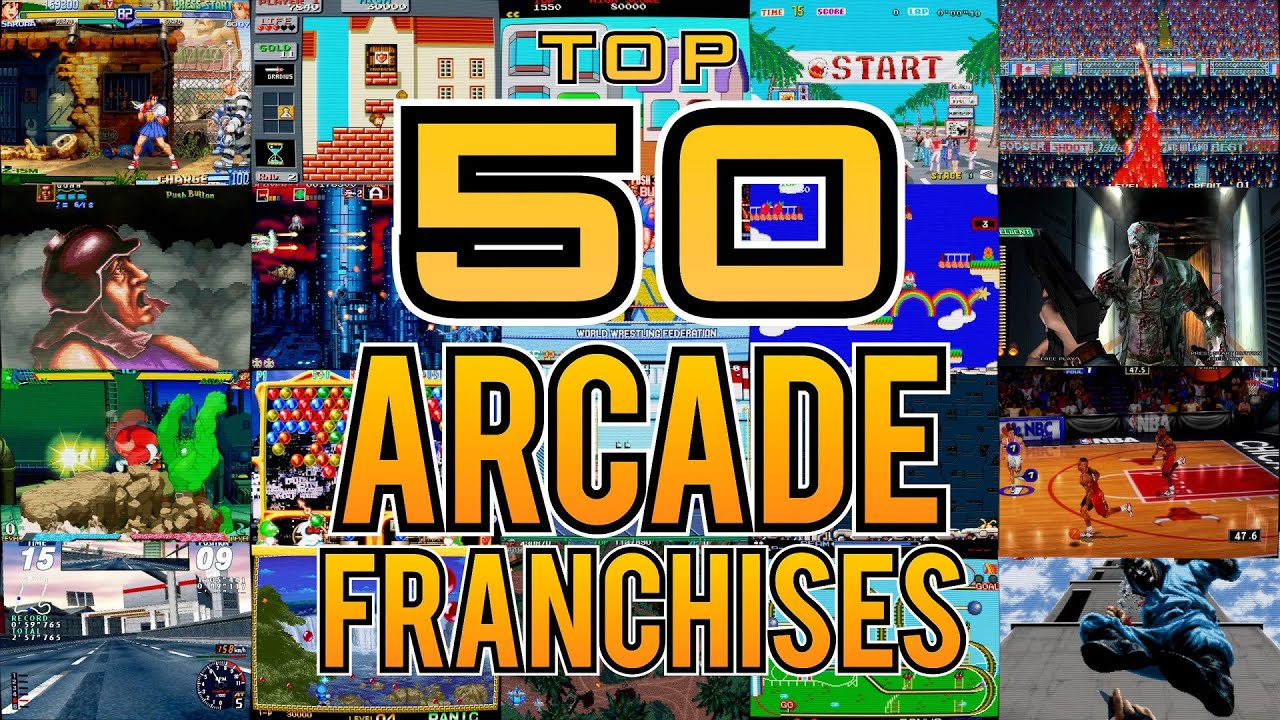TOP 50 ARCADE Franchises EVER!